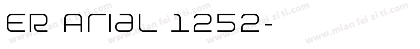 ER Arial 1252字体转换